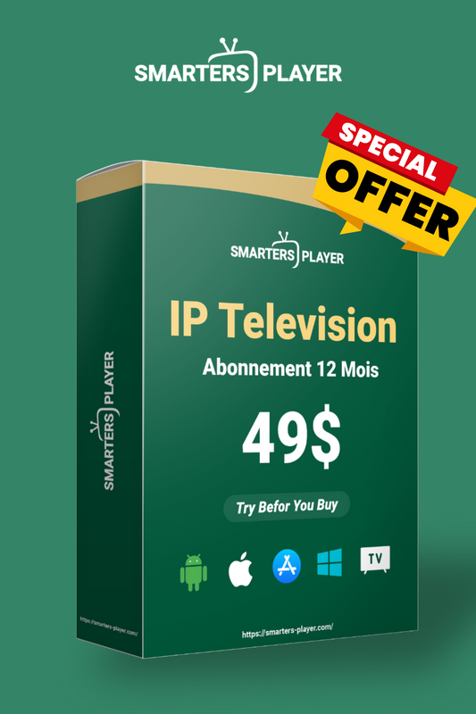 #1 IPTV Subscription for 1 Year - All-Inclusive Streaming Service