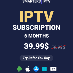 6 Months Long-Term Entertainment Solution with IPTV Box Subscription for 180 Days