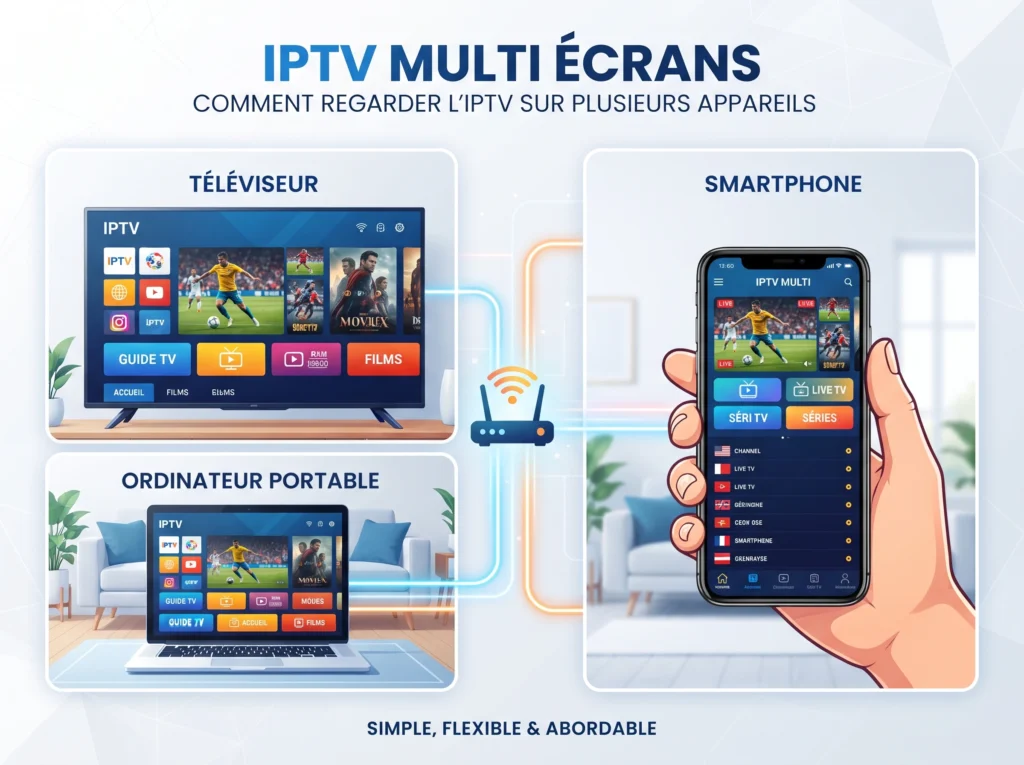 IPTV multi écrans