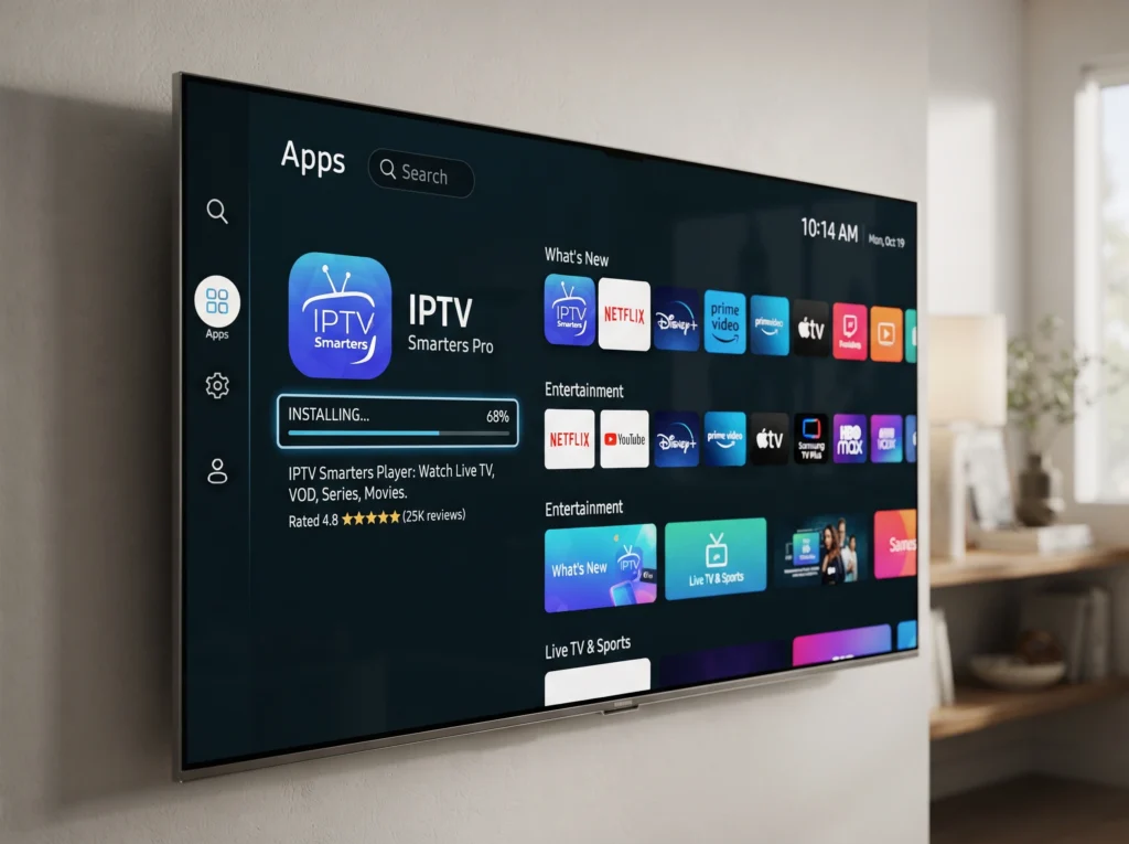 IPTV sur Samsung