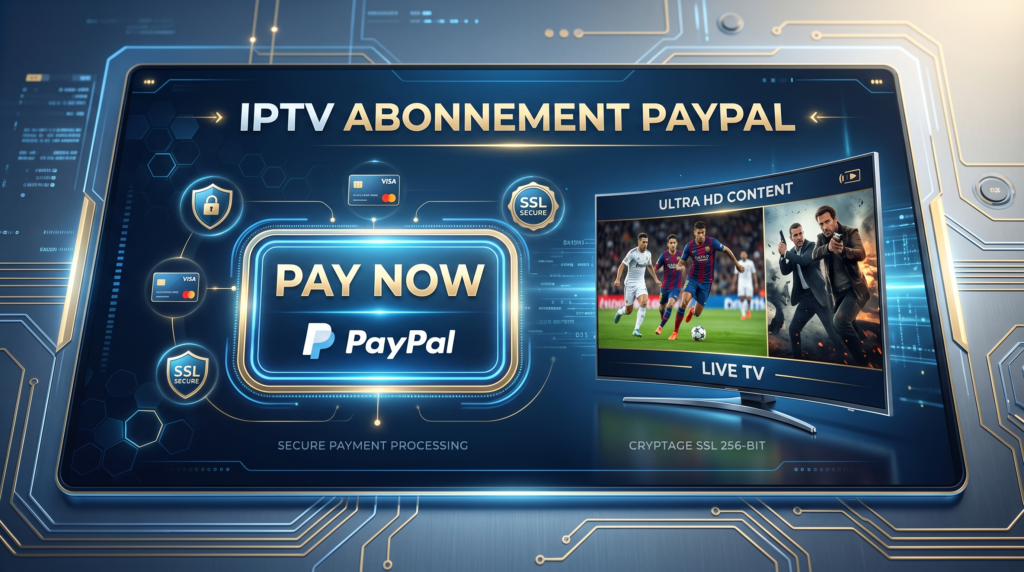 IPTV Abonnement PayPal