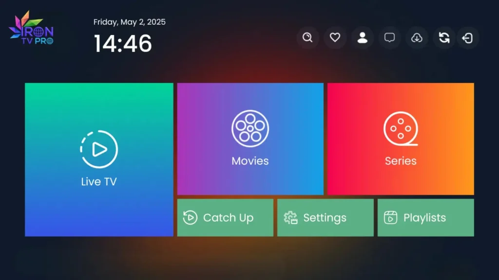 IRON TV PRO Abonnement IPTV 12 Mois